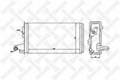 STELLOX 1035006sx -  Теплообменник, отопление салона