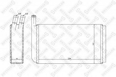 STELLOX 1035018sx -  Теплообменник, отопление салона