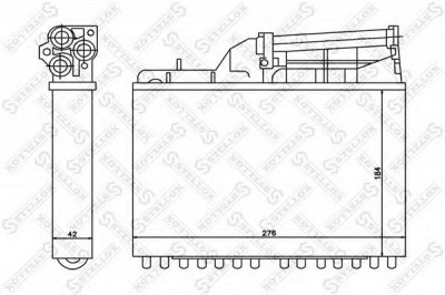 STELLOX 1035041sx -  Теплообменник, отопление салона