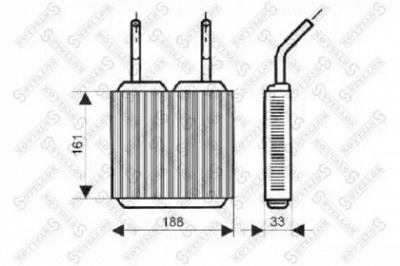 STELLOX 1035045sx -  Теплообменник, отопление салона