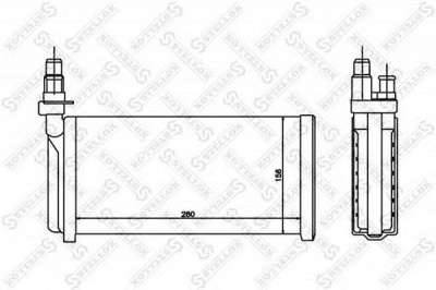 STELLOX 1035052sx -  Теплообменник, отопление салона
