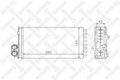 STELLOX 1035062sx -  Теплообменник, отопление салона