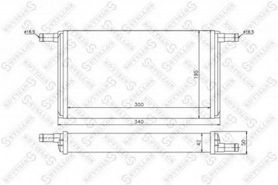 STELLOX 1035064sx -  Теплообменник, отопление салона