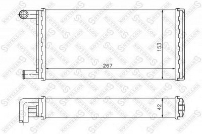 STELLOX 1035067sx -  Теплообменник, отопление салона