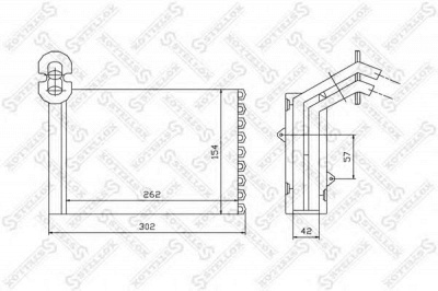 STELLOX 1035075sx -  Теплообменник, отопление салона