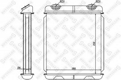 STELLOX 1035085sx -  Теплообменник, отопление салона
