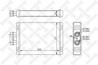 STELLOX 1035114sx -  Теплообменник, отопление салона