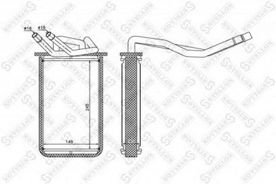 STELLOX 1035134sx -  Теплообменник, отопление салона