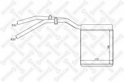 STELLOX 1035137sx -  Теплообменник, отопление салона