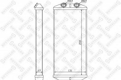 STELLOX 1035140sx -  Теплообменник, отопление салона