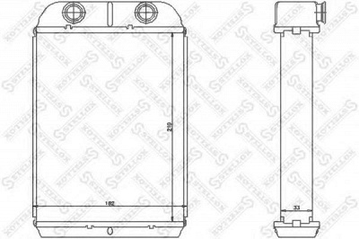 STELLOX 1035166sx -  Теплообменник, отопление салона