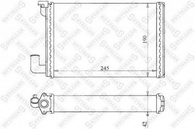 STELLOX 1035175sx -  Теплообменник, отопление салона