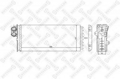 STELLOX 1035177sx -  Теплообменник, отопление салона