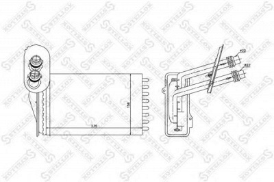 STELLOX 1035181sx -  Теплообменник, отопление салона