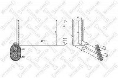 STELLOX 1035182sx -  Теплообменник, отопление салона