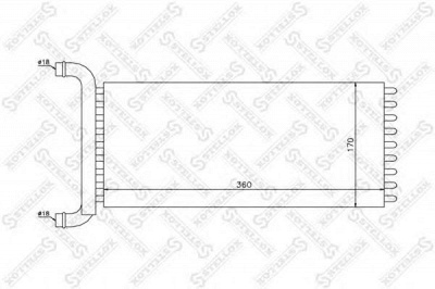 STELLOX 1035201sx -  Теплообменник, отопление салона