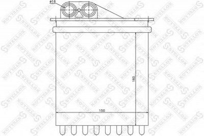 STELLOX 1035202sx -  Теплообменник, отопление салона