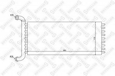STELLOX 1035203sx -  Теплообменник, отопление салона