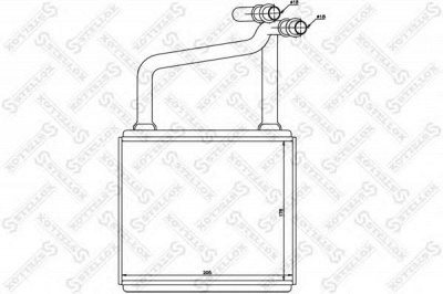 STELLOX 1035209sx -  Теплообменник, отопление салона