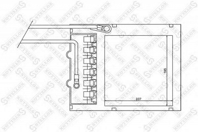STELLOX 1035215sx -  Теплообменник, отопление салона