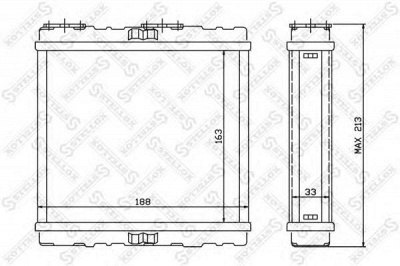 STELLOX 1035216sx -  Теплообменник, отопление салона