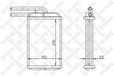 STELLOX 1035235sx -  Теплообменник, отопление салона