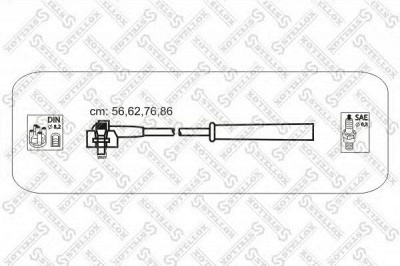 STELLOX 1038114sx -  Комплект проводов зажигания