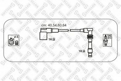 STELLOX 1038128sx -  Комплект проводов зажигания