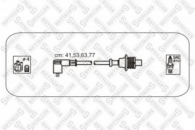 STELLOX 1038155sx -  Комплект проводов зажигания