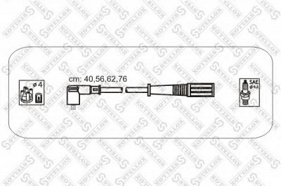 STELLOX 1038156sx -  Комплект проводов зажигания