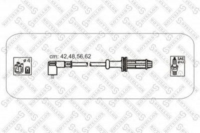 STELLOX 1038157sx -  Комплект проводов зажигания