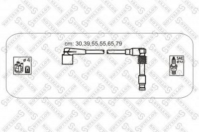STELLOX 1038165sx -  Комплект проводов зажигания
