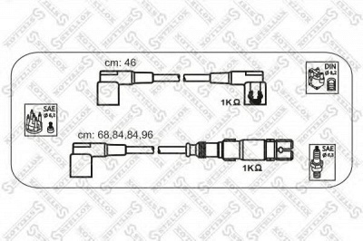 STELLOX 1038248sx -  Комплект проводов зажигания