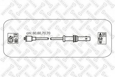 STELLOX 1038447sx -  Комплект проводов зажигания