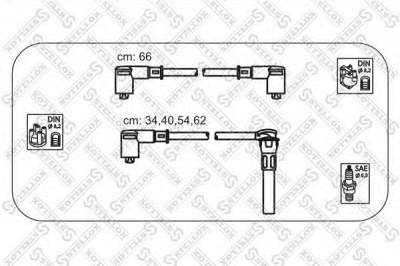 STELLOX 1038518sx -  Комплект проводов зажигания