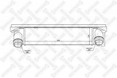 STELLOX 1040005sx -  Интеркулер