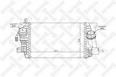 STELLOX 1040028sx -  Интеркулер
