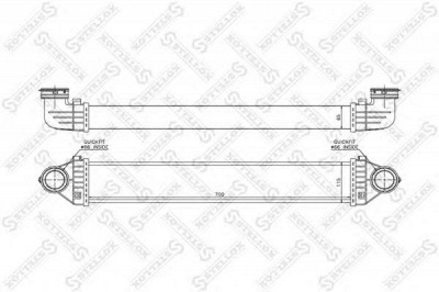 STELLOX 1040043sx -  Интеркулер