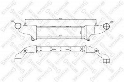 STELLOX 1040044sx -  Интеркулер