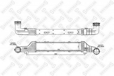 STELLOX 1040047sx -  Интеркулер