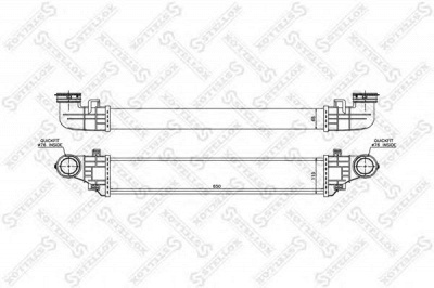 STELLOX 1040048sx -  Интеркулер
