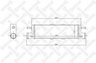 STELLOX 1040050sx -  Интеркулер