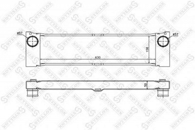 STELLOX 1040053sx -  Интеркулер