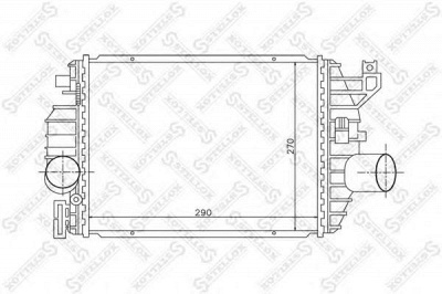 STELLOX 1040054sx -  Интеркулер