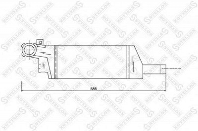 STELLOX 1040058sx -  Интеркулер