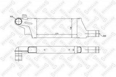 STELLOX 1040059sx -  Интеркулер