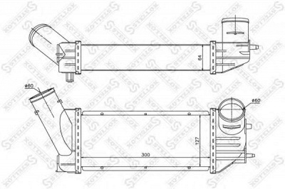 STELLOX 1040063sx -  Интеркулер