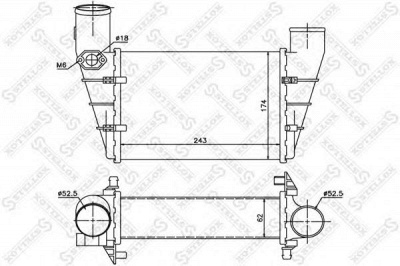 STELLOX 1040081sx -  Интеркулер