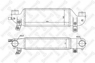 STELLOX 1040084sx -  Интеркулер