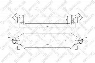 STELLOX 1040085sx -  Интеркулер